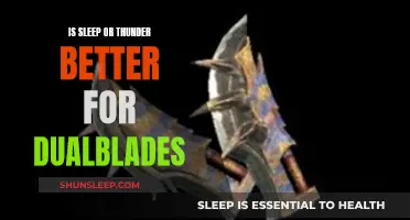 Sleep or Thunder Dual Blades: Which Element Reigns Supreme?