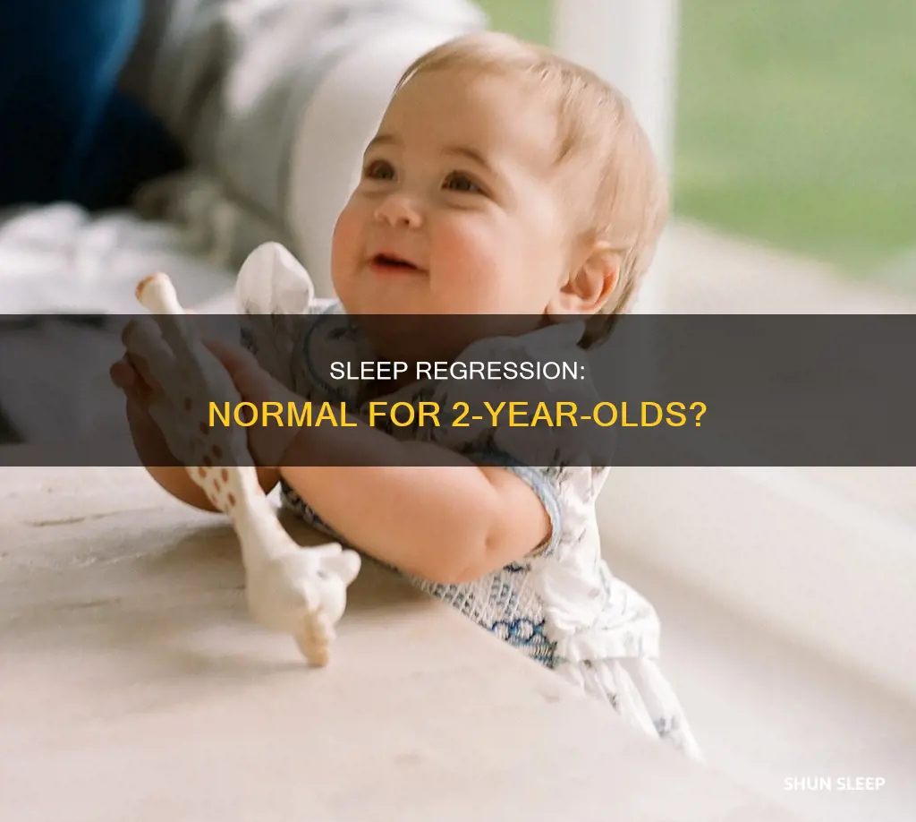 is sleep regression normal at 2 years old