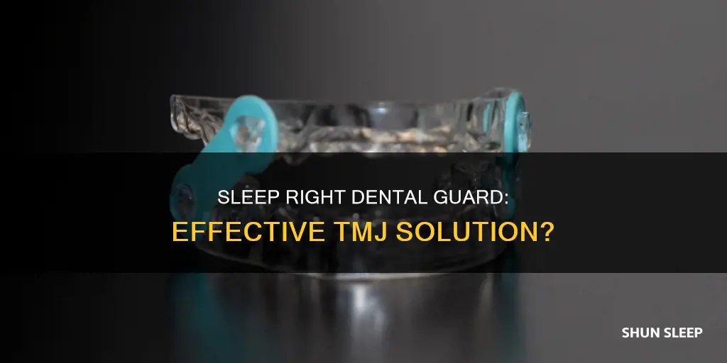 is sleep right dental guard okay to use for tmj