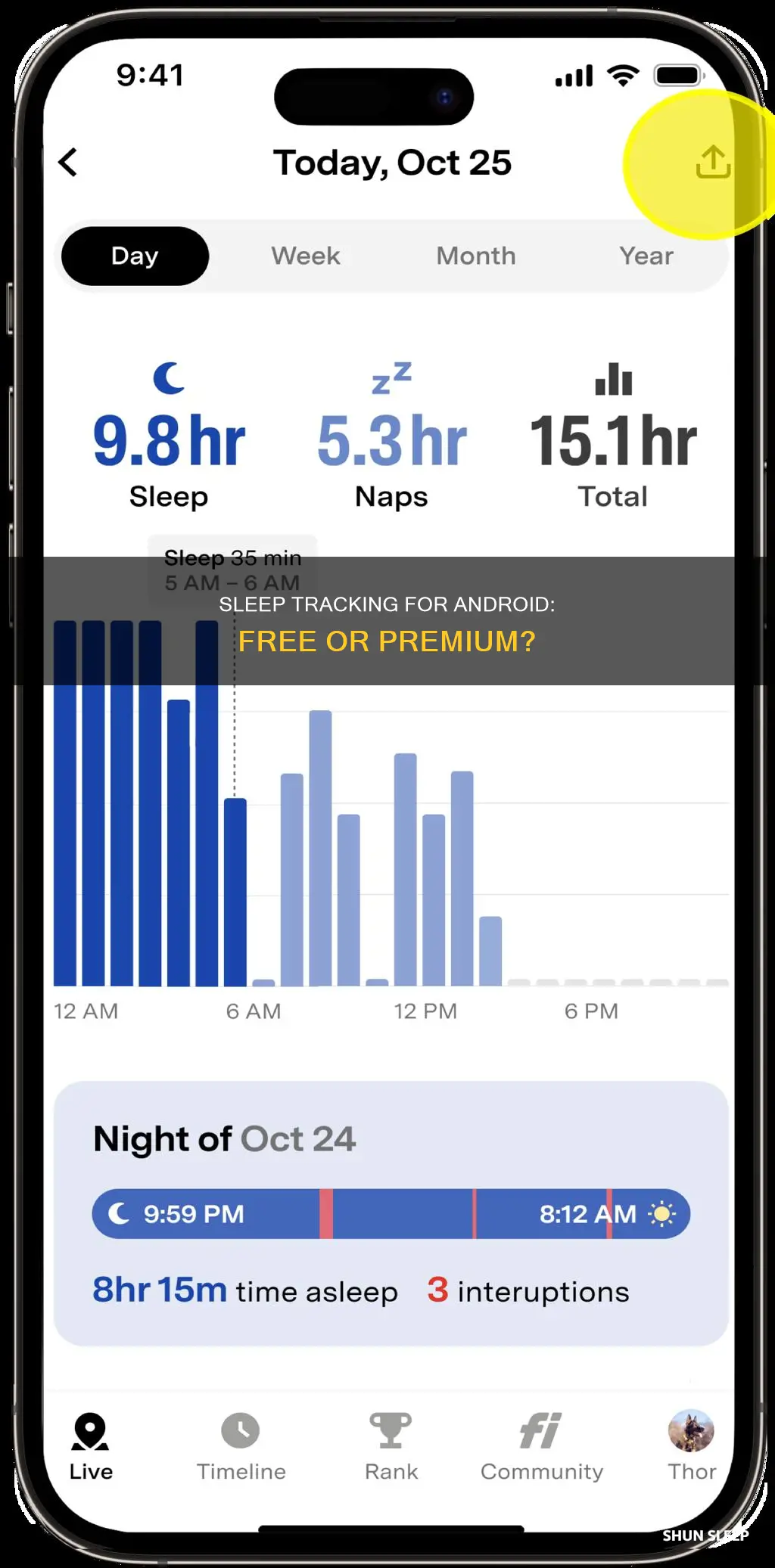 is sleep tracking for android free