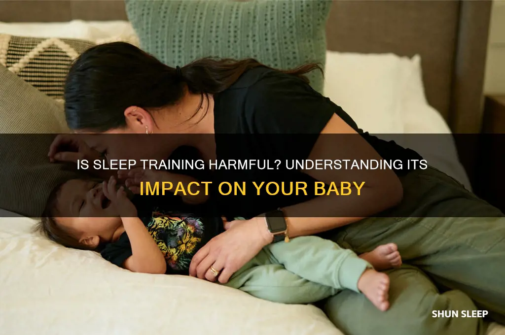 is sleep training bad for my baby