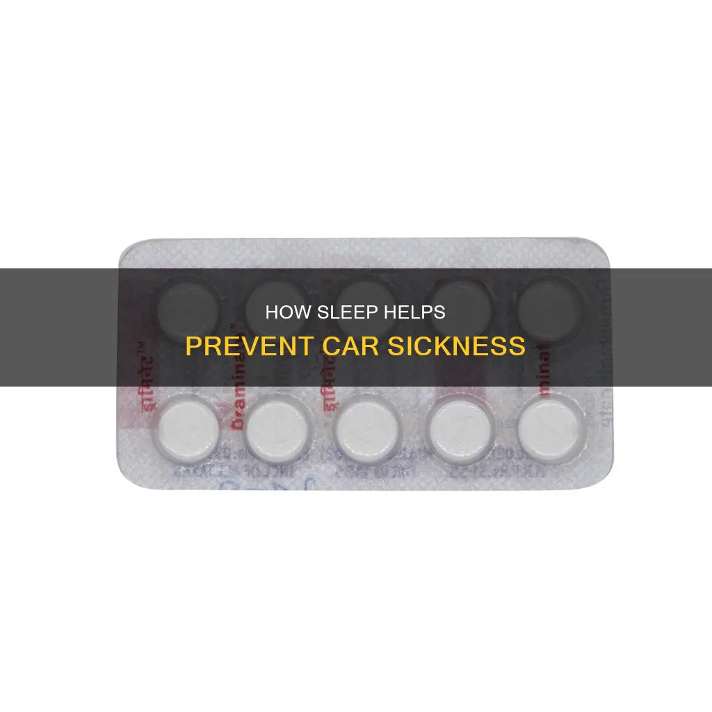 is sleeping better for car sickness