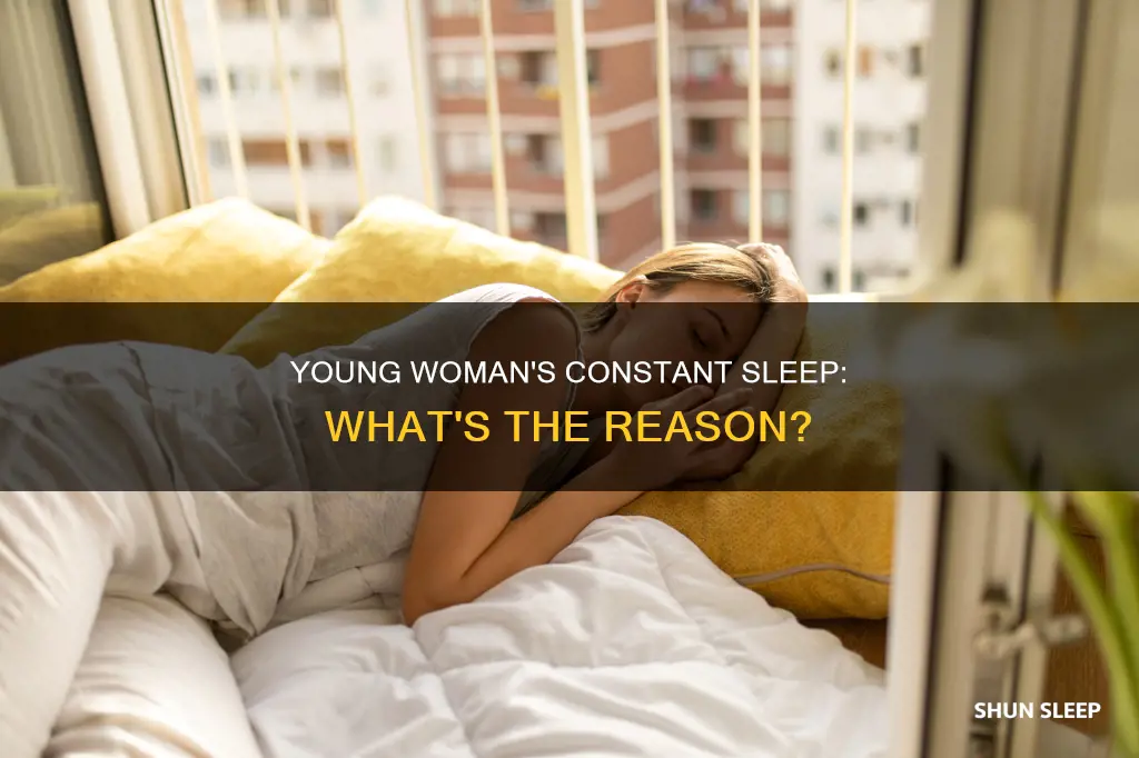 is sleeping constantly 25 year old woman