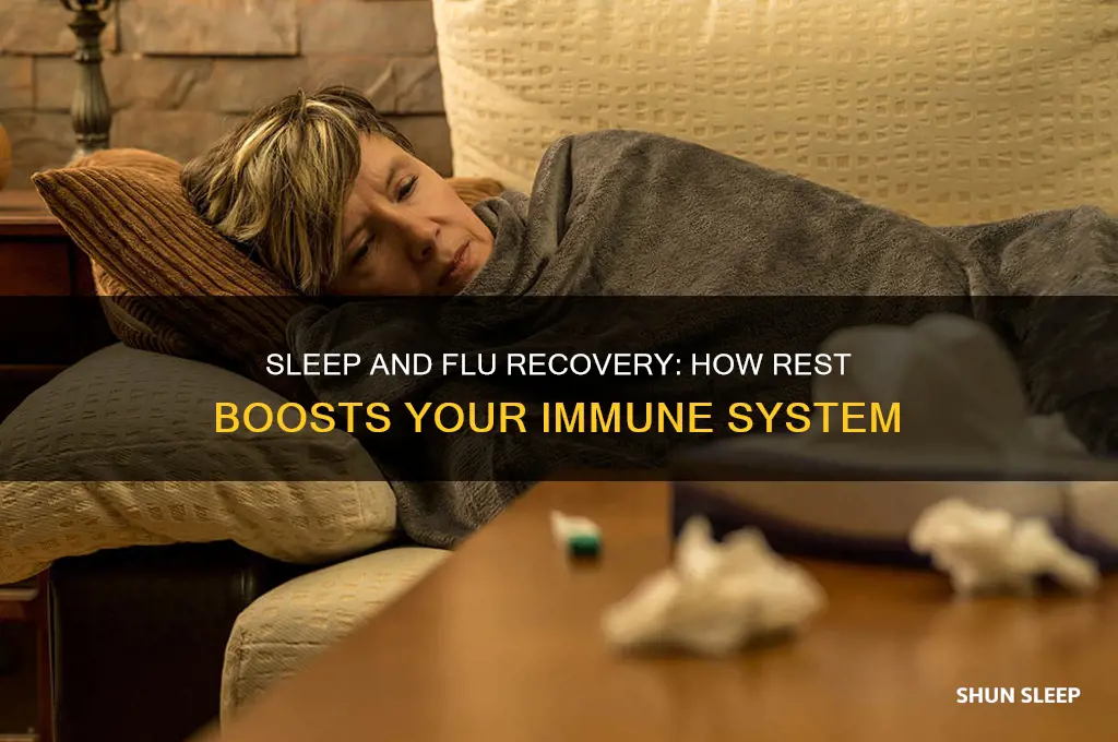 is sleeping good for helping with the flu