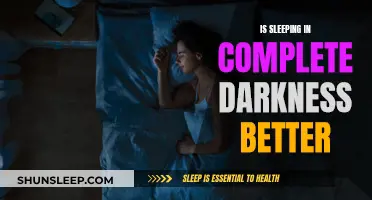 Darkness and Sleep: A Perfect Pair?