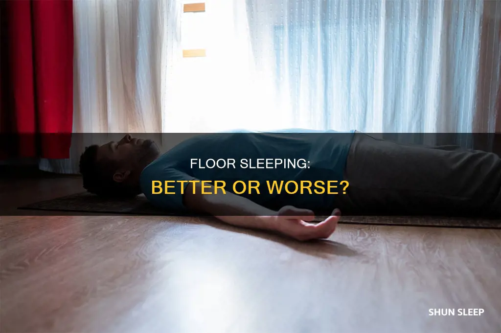is sleeping on floor better
