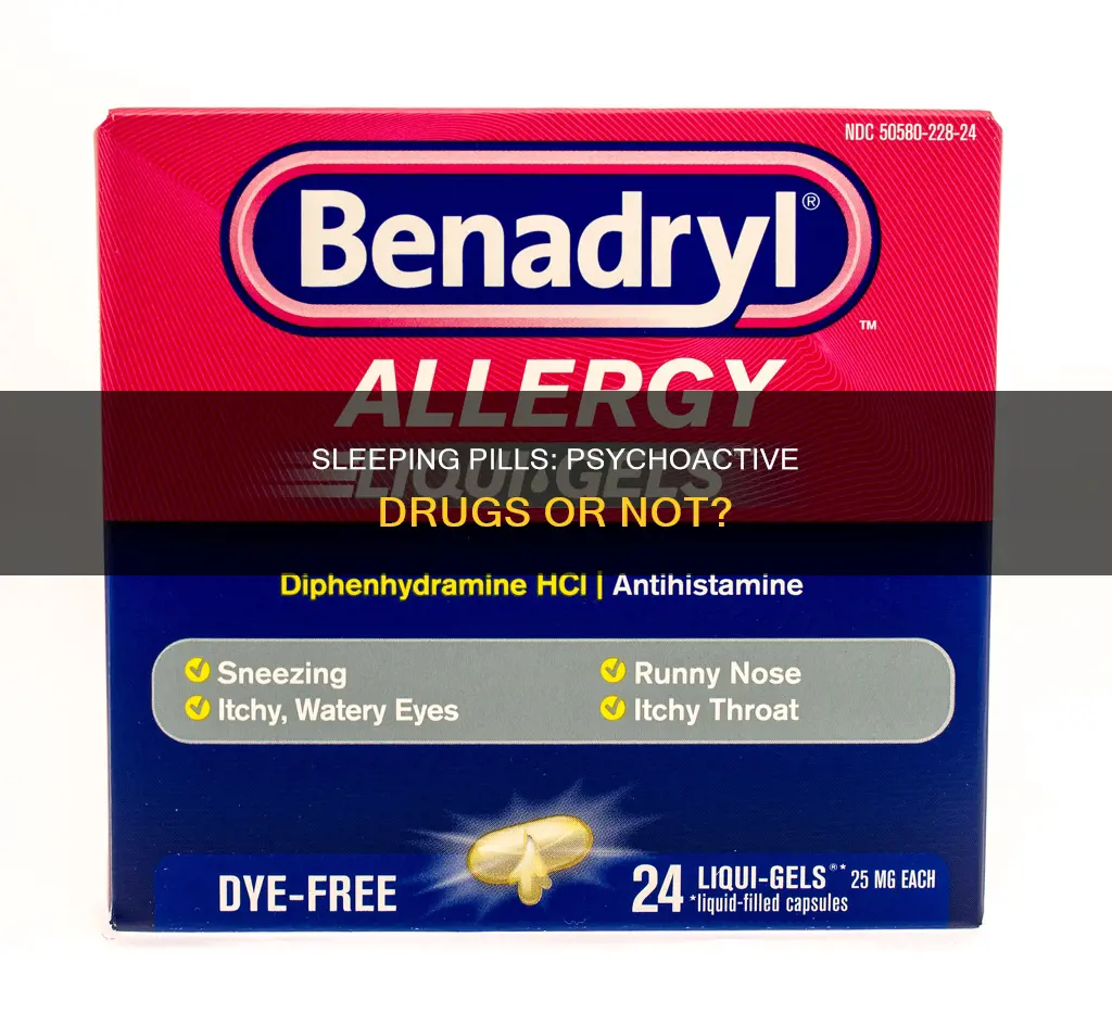 is sleeping pill a psychoactive drug