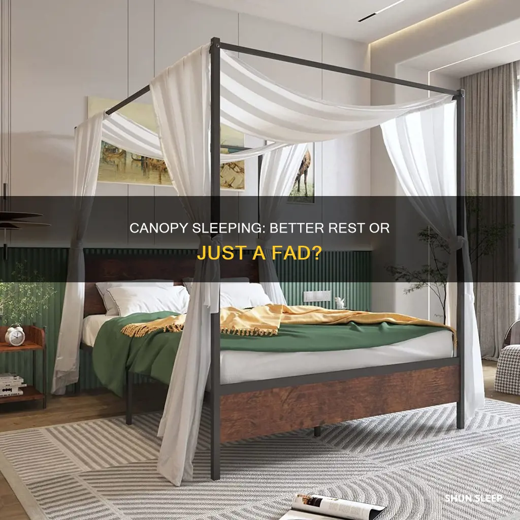 is sleeping under a canopy better