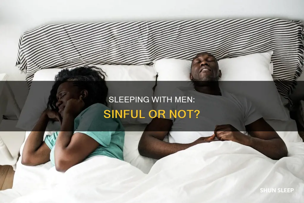 is sleeping with a man sin without having sex