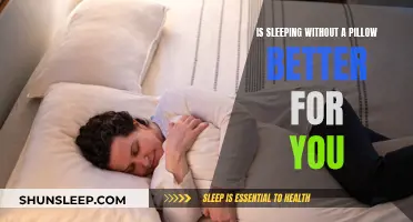 Pillow or no pillow: What's best for sleep?