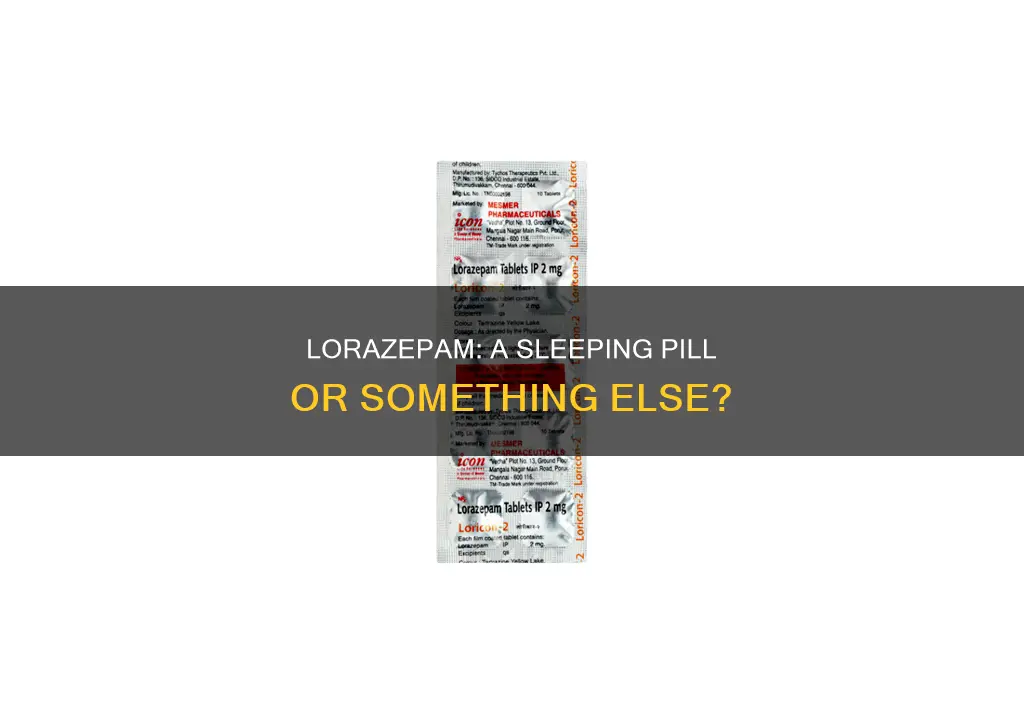 is teva lorazepam a sleeping pill