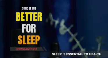CBD vs. THC for Sleep: Which is Better?