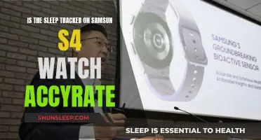 Samsung S4 Watch: Accurate Sleep Tracker?