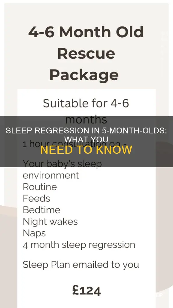 is there a 5 month old sleep regression