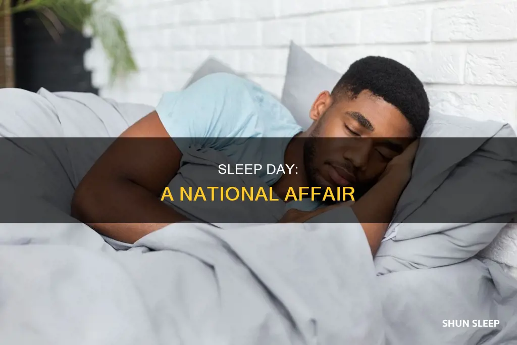 is there a national sleep in day