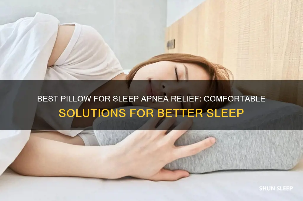 is there a pillow that helps with sleep apnea