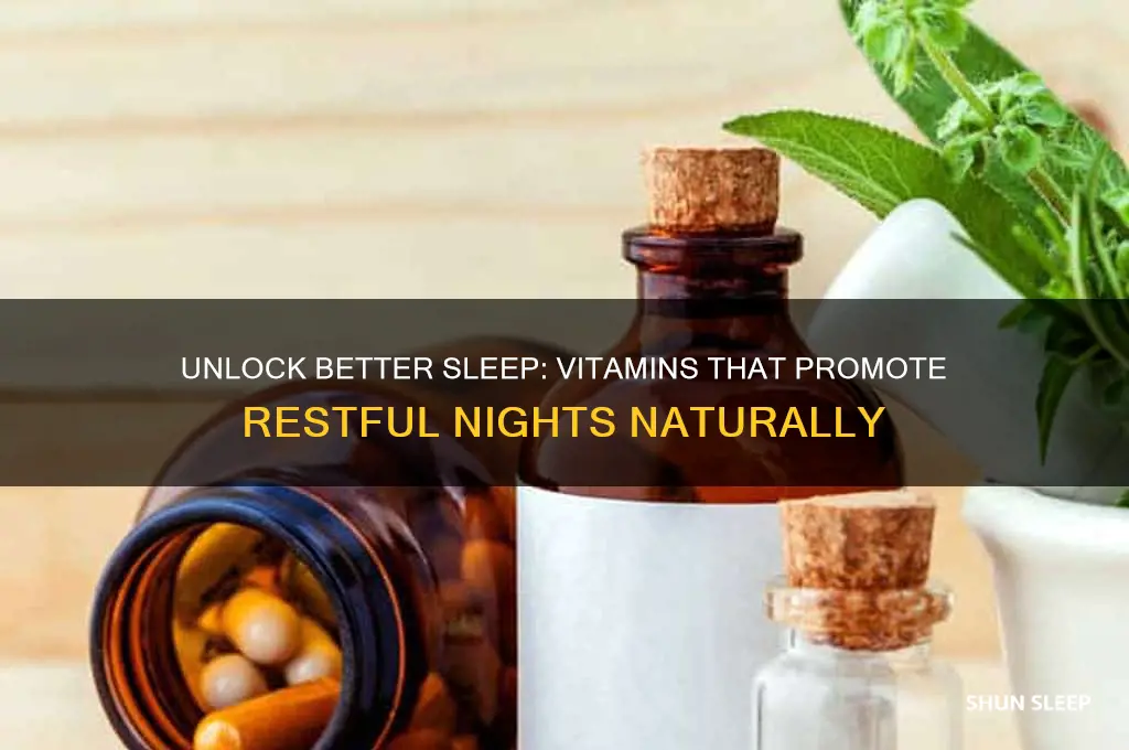 is there a vitamin that helps with sleep