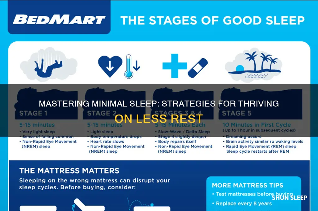 is there a way to get away with sleeping less