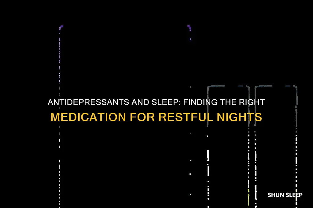 is there an antidepressant that helps with sleeping