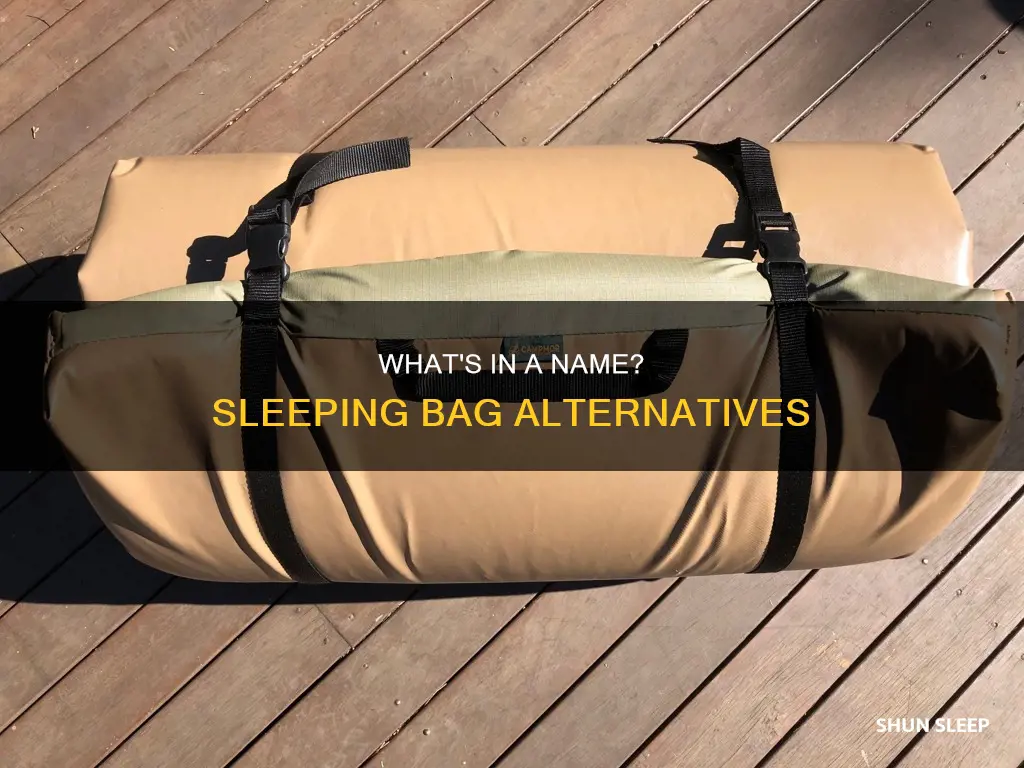is there another word for sleeping bag