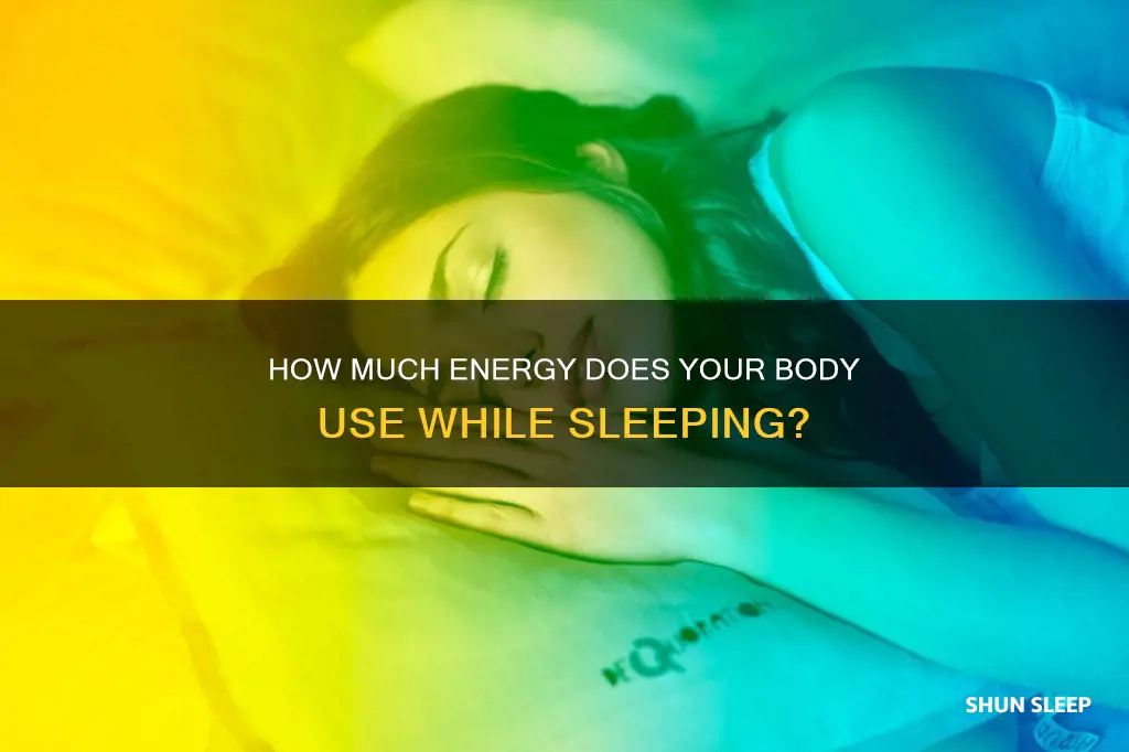 is there energy being used to sleep
