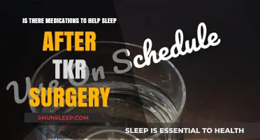 Post-TKR Sleep Solutions: Medications to Ease Recovery and Rest