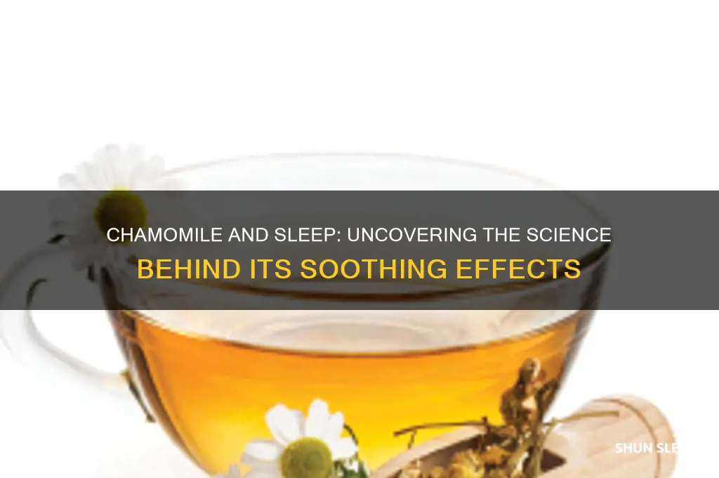 is there science behind cammomile helping you sleep