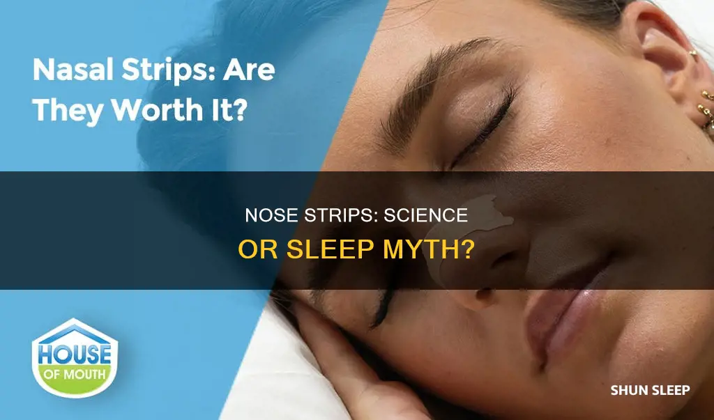 is there science behind nose strips and better sleep