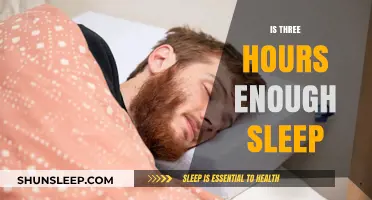 Sleepless Nights: Is Three Hours Enough to Recharge?