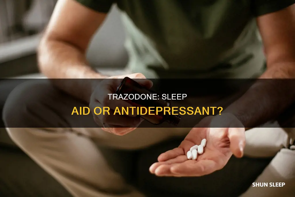 is trazodone a sleeping pill or antidepressant
