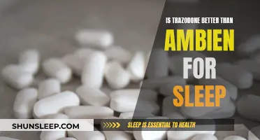 Trazodone vs. Ambien: Which Sleep Aid is Better?