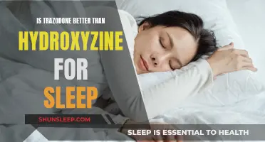 Trazodone vs. Hydroxyzine: Which is Better for Sleep?