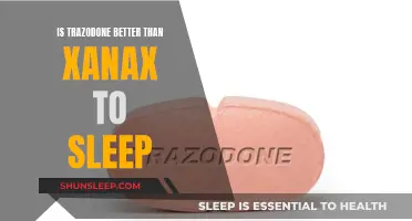 Trazodone vs. Xanax: Which is Better for Sleep?