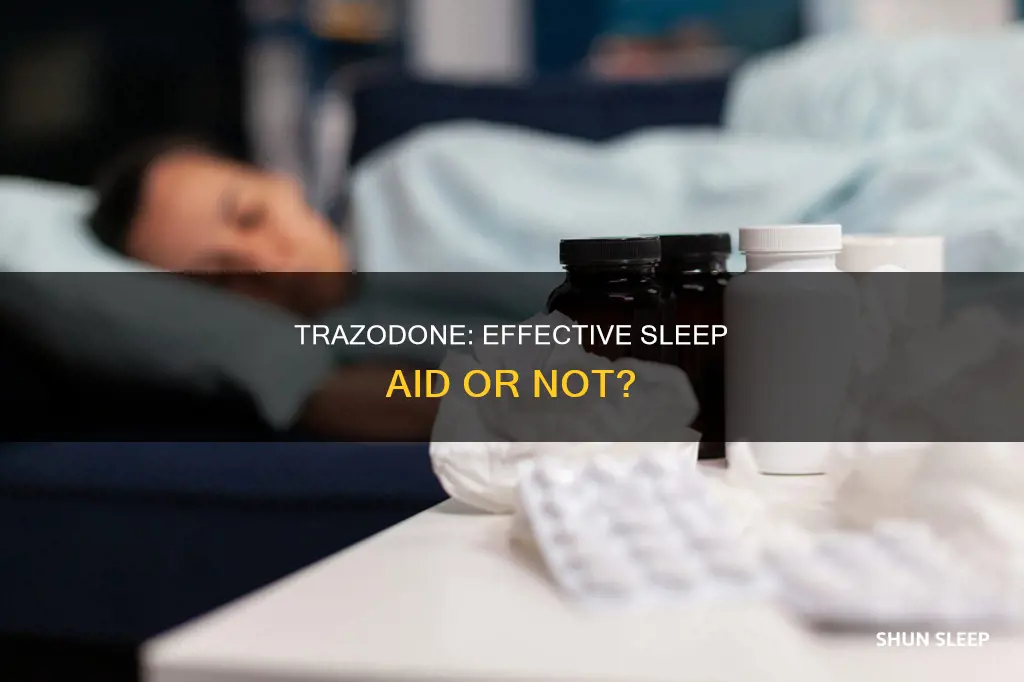 is trazodone used for sleep