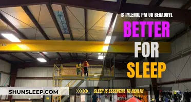 Tylenol PM vs. Benadryl: Which is Better for Sleep?