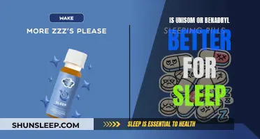 Unisom vs Benadryl: Which is Better for Sleep?