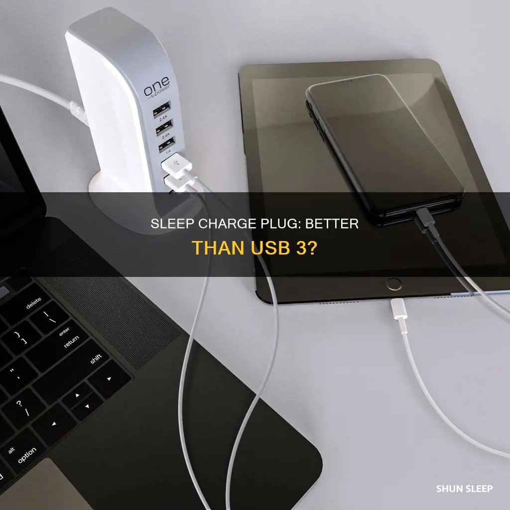 is usb sleep charge plug better than usb 3 blue