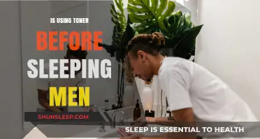 Men's Skin Care: Toner Before Bed