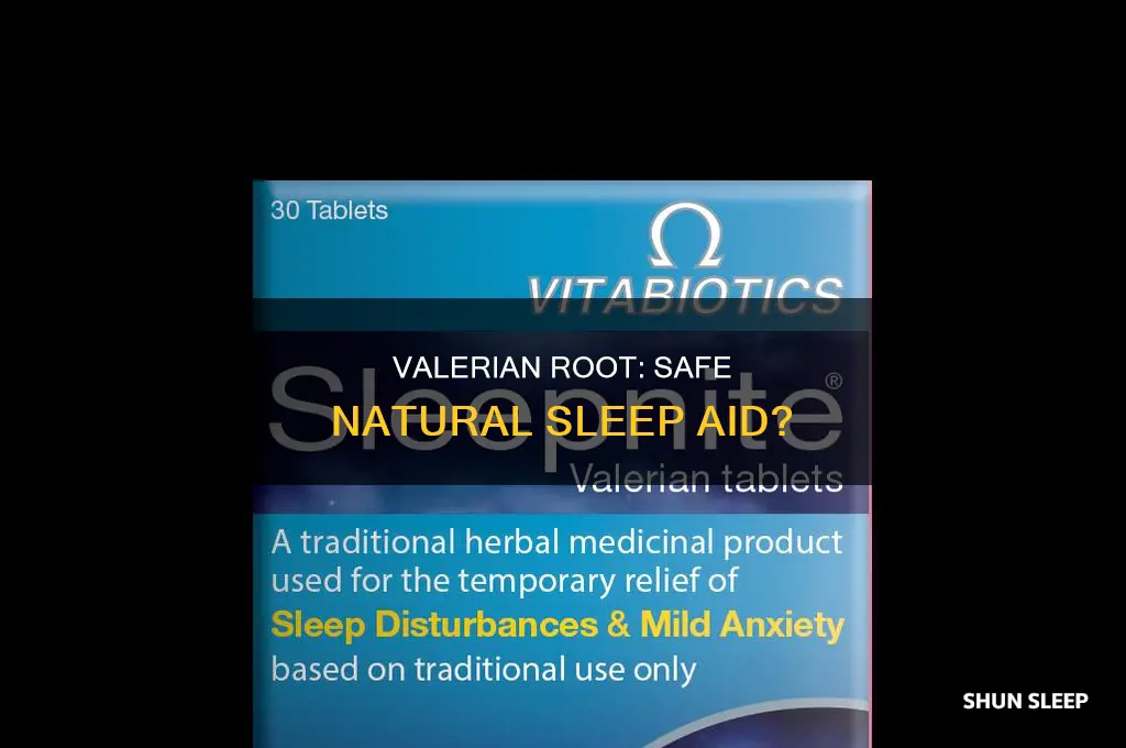 is valerian root safe to take as a sleep aid