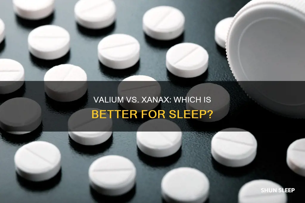 is valium better than xanax for sleep