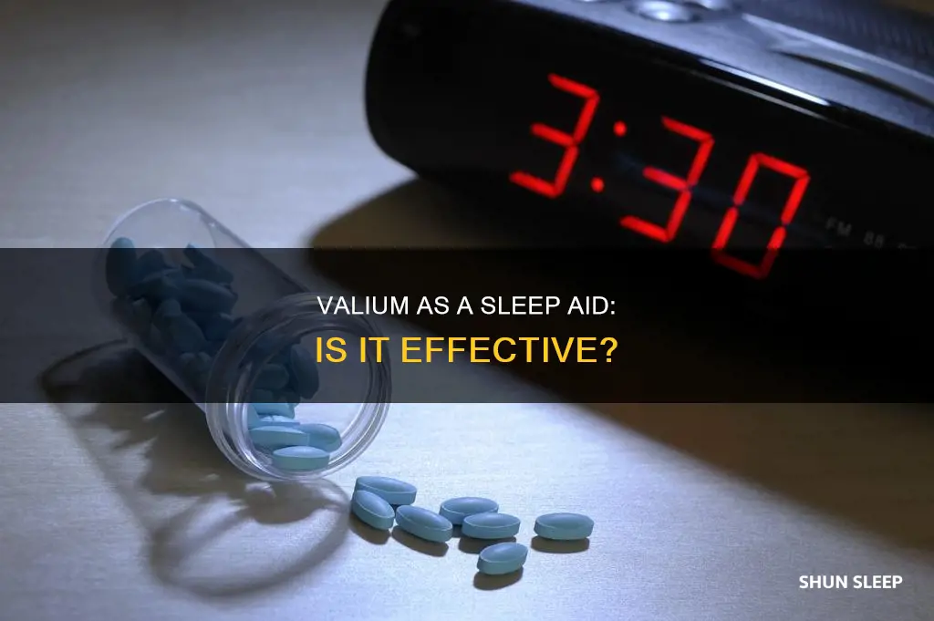 is valium used as a sleep aid