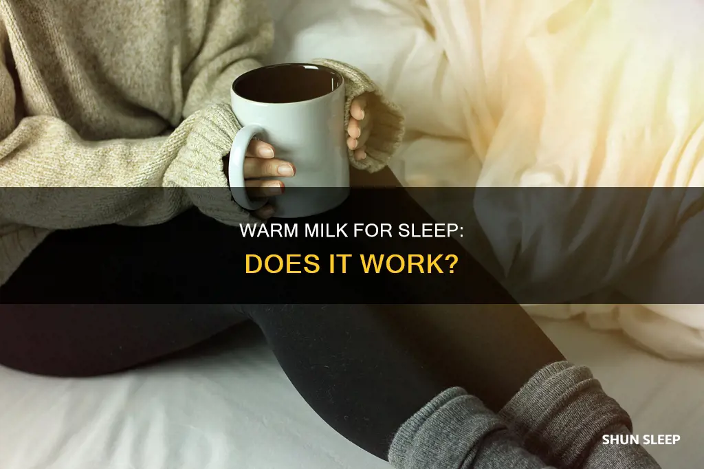 is warm or cold milk better for sleep
