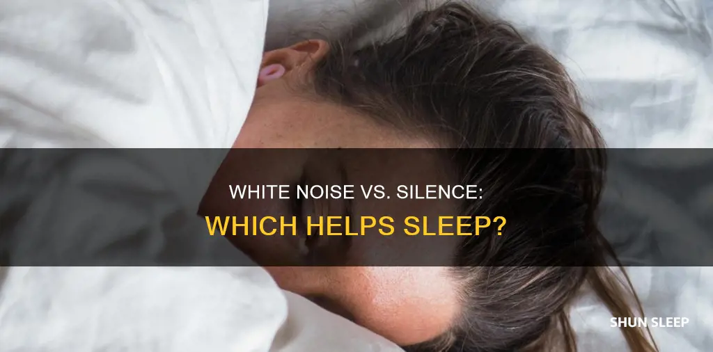 is white noise or silence better for sleep