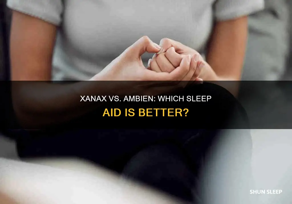 is xanax better than ambien for sleep