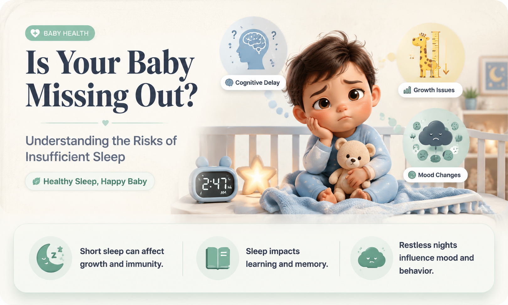 can a baby get too little sleep