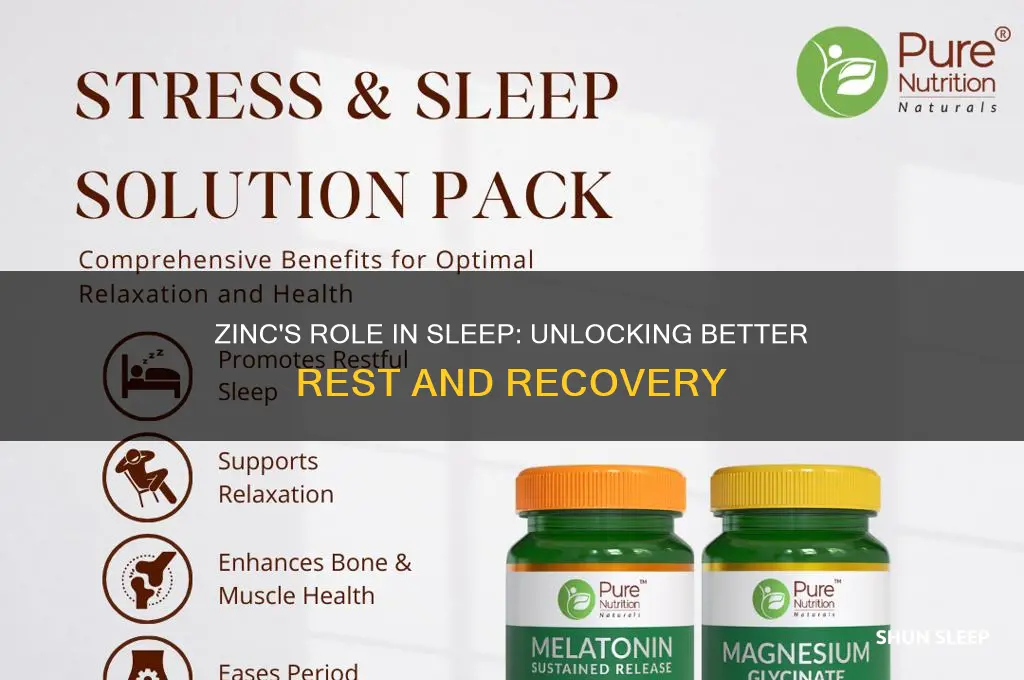 is zinc helpful for sleep