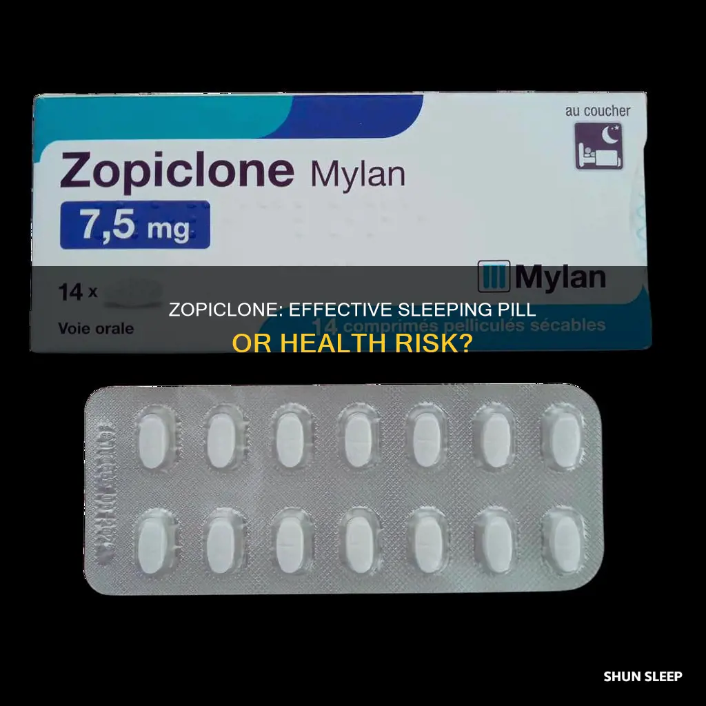 is zopivane a sleeping pill