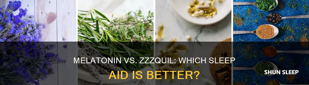 is zzzquil better than melatonin
