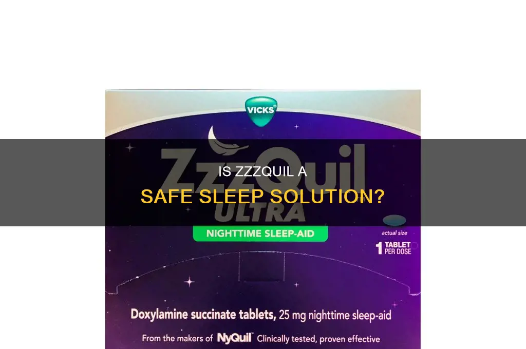 is zzzquil safe to take for sleep