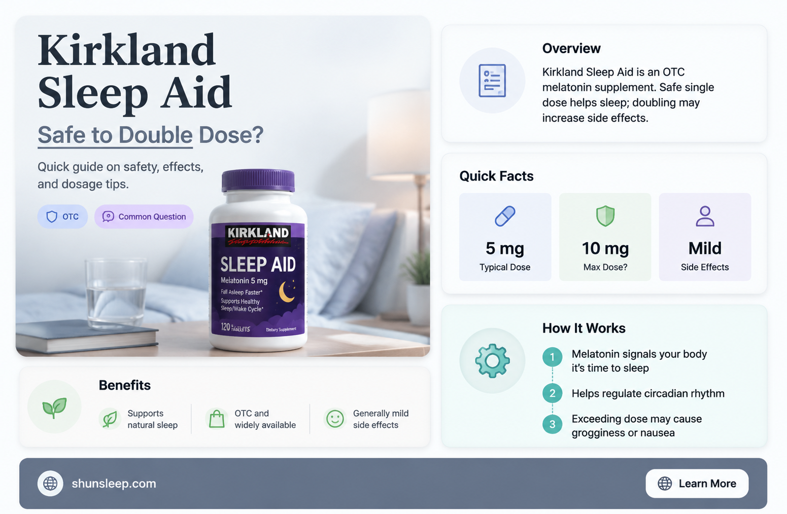 can a person take 2 kirkland sleep aid